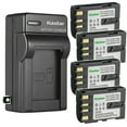 thumbnail image 1 of Kastar 4-Pack Battery and AC Wall Charger Replacement for JVC GR-DV2000U, GR-DV3000, GR-DV3000U, GR-DV3500, GR-DV4000, GR-DV4000US, GR-DV5000, GR-DV5000US, GR-DVA10, GR-DVA11, GR-DVA20, GR-DVA22, 1 of 5