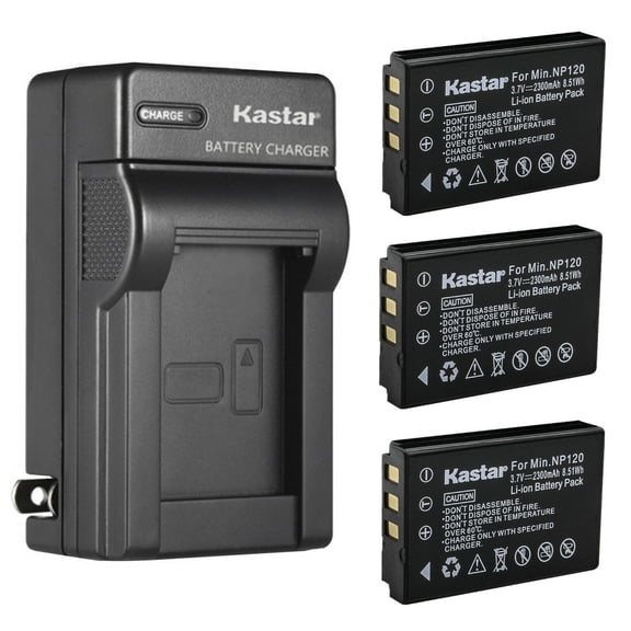 Kastar 4-Pack Battery and AC Wall Charger Replacement for Lawmate RD2400A-BAT, RCA RD2400A-BAT, Thomson RD2400A-BAT, Lawmate PV-1000, PV-700, PV-800, PV-806, RCA Lyra X2400, Thomson X-2400