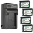 thumbnail image 1 of Kastar 4-Pack Battery and AC Wall Charger Replacement for Sony DCR-SX60, HDR-CX100, HDR-CX105, HDR-CX106, HDR-CX11, HDR-CX12, HDR-CX500, HDR-CX505, HDR-CX520, HDR-CX6, HDR-CX7, HDR-HC28, HDR-HC3, 1 of 6