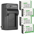 thumbnail image 1 of Kastar 4-Pack Battery and AC Wall Charger Replacement for Haier DV-E80 RICH A180 A200 A230 R291F DIGIPO HDV-S590 HDV-S690 AIGO AHD-Z50 OUCCA HDV-A37, 1 of 6
