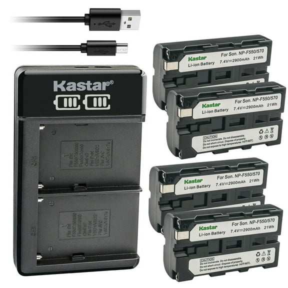 Kastar 4-Pack Battery and LKD2 USB Charger Compatible with Sony CCD-RV200 CCD-SC5 CCD-SC6 CCD-SC7 CCD-SC8 CCD-SC9 CCD-SC55 CCD-SC65 CCD-TR1 CCD-TR11 CCD-TR1100E CCD-TR12 CCD-TR18 CCD-TR2 CCD-TR200