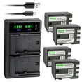thumbnail image 1 of Kastar 4-Pack Battery and LTD2 USB Charger Compatible with Canon Elura 40 MC, Elura 50, Elura 60, Elura 65, Elura 70, Elura 80, Elura 85, Elura 90, FV500, FVM20, FVM30, FVM100, FVM200, MVX45i Cameras, 1 of 6