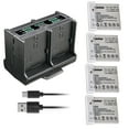 thumbnail image 1 of Kastar 4-Pack Battery and Quadruple Charger Compatible with Canon PowerShot SD780 IS, SD940 IS, SD960 IS, SD970 IS, SD1000, SD1100 IS, SD1400 IS Digital Camera, 1 of 7