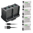 thumbnail image 1 of Kastar 4-Pack Battery and Quadruple Charger Compatible with Panasonic Lumix DMC-TZ37, Lumix DMC-TZ40 DMC-TZ40K DMC-TZ40R DMC-TZ40S DMC-TZ40W, Lumix DMC-TZ41, Lumix DMC-TZ55, Lumix DMC-TZ57 Camera, 1 of 7