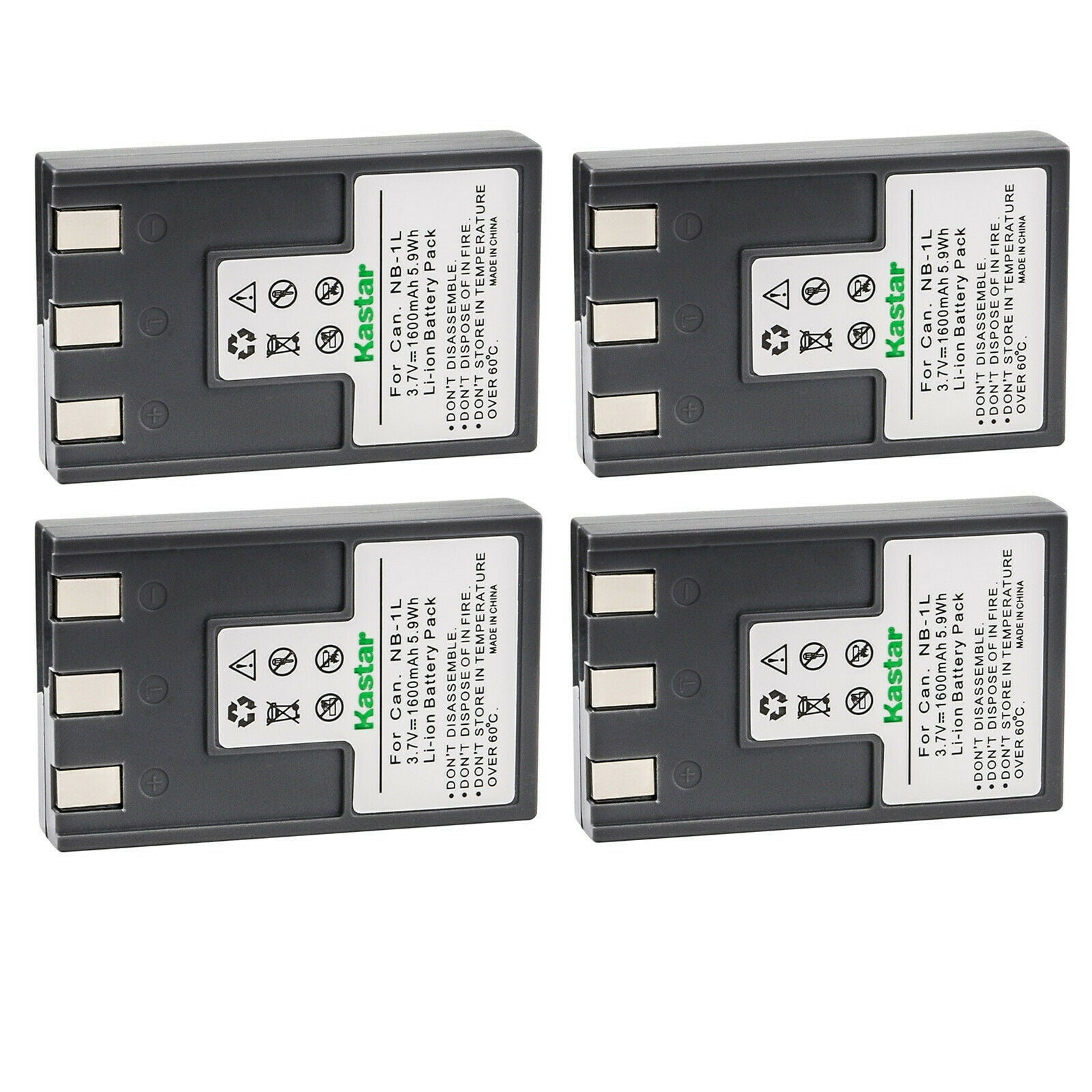 Kastar 3-Pack Battery Replacement for Canon PowerShot S400