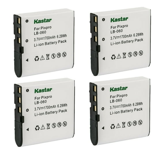 Kastar 4-Pack Battery Replacement for SKL-60VG0376121700023, VG0376121700027, BC-30L, BC30L, BC-31L, BC31L CA NP-40, CA40, CA-NP40, CANP40, CA-MP40 D-CNP40-Y, DB-CANP40, DBCANP40