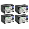 thumbnail image 1 of Kastar 4-Pack Battery Replacement for JVC GY-HMQ10, GY-HMQ10E, GY-LS300, GY-LS300CHU, GY-HM200, GY-HM200U, GY-HM200HW, GY-HM200SP, GY-HM200SP SPORTS, GY-HM250 GY-HM250SP, GY-HM600, GY-HM600E Cameras, 1 of 3