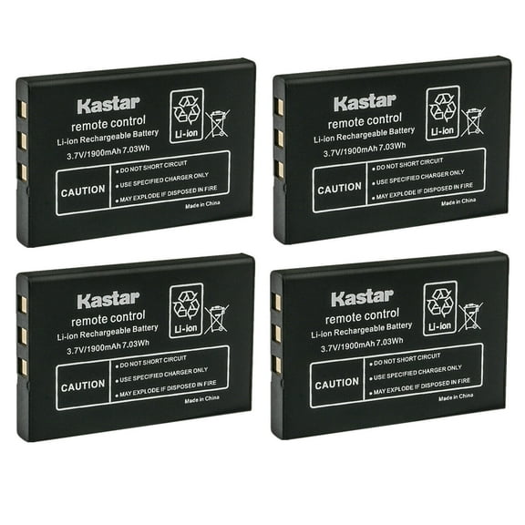 Kastar 4-Pack Battery Replacement for Listen LA-365 Battery, Listen iDSP RF Receiver, M1, Media Interface, Point M1 Microphone, LR-5200-072 Advanced Intelligent DSP RF Receiver