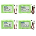 thumbnail image 1 of Kastar 4-Pack Battery Replacement for PANASONIC 23956, RCA 52320, SANYO 3N270AA(MRX)(R), CLT3500, GESPCH06, WALKER W400, W9001, AT&T 89-1332-00-00, 8913320000, V-TECH 80-1338-00-00, 8013380000, 1 of 3