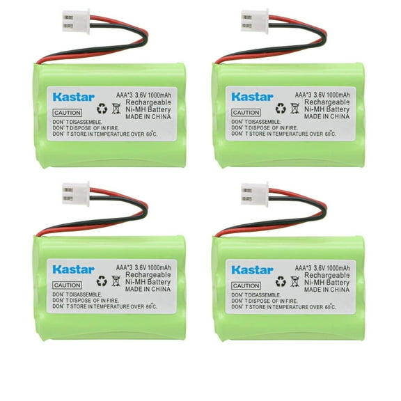 Kastar 4-Pack Battery Replacement for Teledex BATT-9600 Battery for 9600 Series Hotel Phone, Teledex DCT19101, Telematrix 9855911, Telematrix - 9602, Telematrix - 9600 Series 9621P