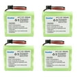 thumbnail image 1 of Kastar 4-Pack Battery Replacement for Dantona BATT-14 CPB-400B RCA BT-15 BT15 BT-32 29445 59519 100935 26936GE2 Recoton T101 T121 GP GP60AAK3BMS, GP80AAS3BMX MEMOREX YBT3N800MAH, 1 of 3