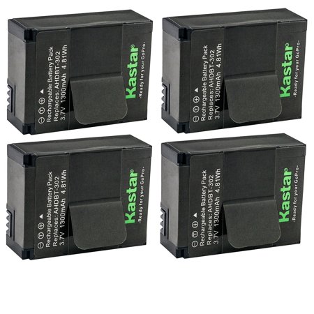 Kastar 4-Pack Battery Replacement for SP-Gadgets Battery for POV Light and Powerbar Duo