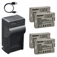 thumbnail image 1 of Kastar 4-Pack Battery and AC & USB-C Charger, Compatible with Canon BP-110 BP110 CG-110 for VIXIA HF R20 R21 R26 R27 R28 R200 R205 R206 Cameras, 1 of 6