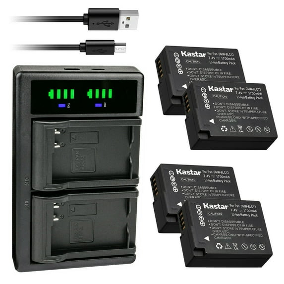 Kastar 4-Pack Battery and LTD2 USB Charger Replacement for Sigma BP-51 Battery, SIGMA dp1 Quattro, dp2 Quattro, dp3 Quattro, Sigma fp Digital Camera