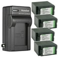 thumbnail image 1 of Kastar 4-Pack CGA-D54 Battery and AC Wall Charger Replacement for Panasonic AG-3DA1 AG-3DA1E AG-3DA1P, AG-AC8 AG-AC8EJ AG-AC8PJ, AG-AC30, AG-AC90 AG-AC90P AG-AC90PJ AG-AC90PX, AG-DVC7 AG-DVC7P, 1 of 5