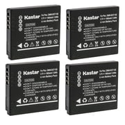 Kastar 4-Pack DMW-BCF10 Battery Replacement for Panasonic Lumix DMC-TS1, Lumix DMC-TS2, Lumix DMC-TS3, Lumix DMC-TS4, Lumix DMC-FS10, Lumix DMC-FS11, Lumix DMC-FS12, Lumix DMC-FS15 Camera
