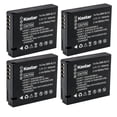 thumbnail image 1 of Kastar 4-Pack DMW-BCJ13 Battery Replacement for Panasonic DMW-BCJ13E DMW-BCJ13PP Battery, DE-A81 DE-A81B, DE-A82 DE-A82B Charger, Panasonic Lumix DMC-LX7, Lumix DMC-LX7GK, Lumix DMC-LX7K Camera, 1 of 3
