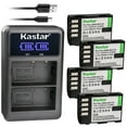 thumbnail image 1 of Kastar 4-Pack DMW-BLF19 Battery and LED2 USB Charger Compatible with Panasonic Lumix DMC-GH4, Lumix DMC-GH4A, Lumix DMC-GH4H, Lumix DMC-GH4KBODY, Lumix DC-GH5, Lumix DC-GH5S, Lumix DC-G9 Camera, 1 of 6