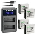 thumbnail image 1 of Kastar 4-Pack DMW-BLG10 Battery and LED2 USB Charger Compatible with Panasonic DMW-BLG10, DMW-BLG10E, DMW-BLG10PP, DMW-BLE9, DMW-BLE9E, DMW-BLE9PP Battery, Lumix DC-ZS70, Lumix DC-ZS80 Camera, 1 of 6