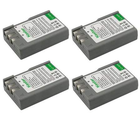 Kastar 4-Pack EN-EL9a Battery Replacement for Nikon EN-EL9 EN-EL9a EN-EL9e Battery, Nikon MH-23 Charger, Nikon BG-2A Battery Grip for Nikon D40 / D40x / D60 / D3000 / D5000 DSLR Camera
