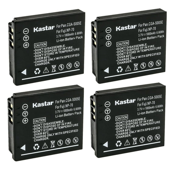 Kastar 4-Pack LB-080 Battery Replacement for Kodak LB-080 Battery, Kodak PIXPRO SP1, PIXPRO SP1 HD, PIXPRO SP360, PIXPRO SP360 4K, PlaySport Zx5, SP1-YL3, PIXPRO ORBIT360 4K Camera