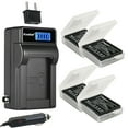 thumbnail image 1 of Kastar 4-Pack Battery and LCD AC Charger Compatible with Leica BP-DC4 Battery, Leica BC-DC4 BC-DC4-E Charger, Leica C-LUX1, D-LUX2, D-LUX3, D-LUX4 Digital Cameras, 1 of 6