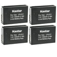 thumbnail image 1 of Kastar 4-Pack LP-E17 Battery Replacement for Canon Rebel SL2, EOS Rebel T6i, EOS Rebel T6s, EOS Rebel T7i, EOS Rebel T8i, EOS M3, EOS M5, EOS M6, EOS M6 Mark II, EOS 77D, EOS 200D, EOS 250D Camera, 1 of 4