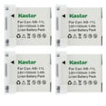 thumbnail image 1 of Kastar 4-Pack NB-11L Battery 3.6V 1500mAh Replacement for Canon IXUS 265 HS, IXUS 275 HS, IXUS 285 HS, IXUS 320 HS, IXY 110F, IXY 220F, IXY 420F, IXY 430F, IXY 90F Camera, 1 of 3
