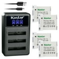 thumbnail image 1 of Kastar 4 Pack NB-11L Battery and LCD Triple USB Charger Compatible with Canon PowerShot A4050 A4050 IS, SX400 IS, SX410 IS, SX420 IS, ELPH 110 HS, ELPH 115 IS, ELPH 120 IS, ELPH 130 IS, ELPH 135, 1 of 5