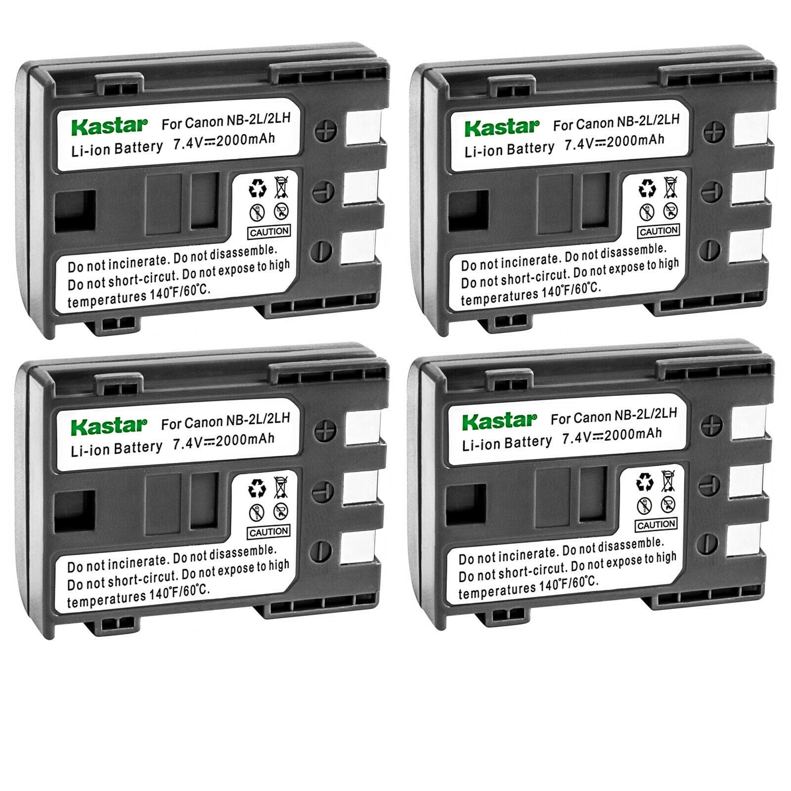 Kastar NB-2L Replacement Battery For Canon Cameras - Compatible With Rebel XT/XTi, EOS 350D/400D, PowerShot G7/G9 & More