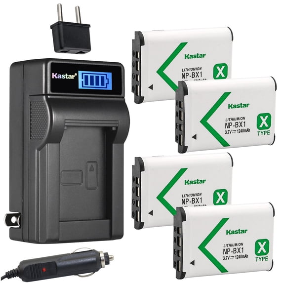 Kastar 14.8V 6800mAh V-Mount Battery + D-Tap Charger – Compatible With Sony BP-FL75, Canon, Panasonic