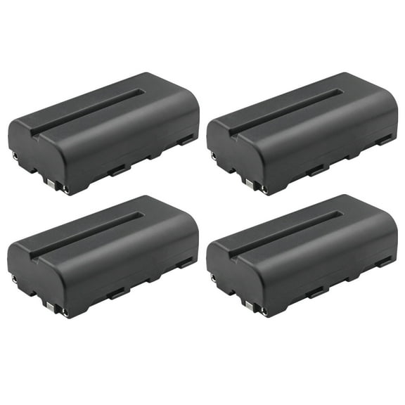Kastar 4-Pack NP-F550 / NP-F570 Li-ion Battery 7.4V 2900mAh Replacement for GVM LED480 LED520 LED672 LED896 800D 480LS 520LS 520S 672S GVM RGB Video Light, Rotolight NEO 3 On-Camera RGBWW LED Light
