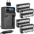 thumbnail image 1 of Kastar 4-Pack NP-F570 Battery and LCD AC Charger Compatible with Sony CCD-TRV95 CCD-TRV97 CCD-TRV98 CCD-TRV99 Sony DSC-CD100 DSC-CD250 DSC-CD400 DSC-D700 DSC-D770 Sony CRX10U CVX-V18NS, 1 of 6