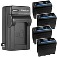 thumbnail image 1 of Kastar 4-Pack NP-F970PRO Battery 7.2V 8700mAh and AC Wall Charger Compatible with Sony NP-F330 NP-F550 NP-F570 NP-F730 NP-F750 NP-F770 NP-F930 NP-F950 NP-F960 NP-F970 NP-F980 NP-F990 Battery, 1 of 6