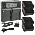 thumbnail image 1 of Kastar 4-Pack NP-F990EXP Battery and CH04 Dual Fast Charger Compatible with Sony HDR-FX1000E HDR-FX7 HDR-FX7E HDV-FX1 HDV-Z1 HVL-20DW HVL-20DW2 HVL-LBPA HVL-ML20 HVR-DR60 HVR-HD1000 HVR-M10 Camera, 1 of 9