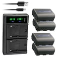 thumbnail image 1 of Kastar 4-Pack NP-FM50 Battery and LTD2 USB Charger Replacement for Sony DCR-TRV330, DCR-TRV340, DCR-TRV350, DCR-TRV355, DCR-TRV360, DCR-TRV380, DCR-TRV430, DCR-TRV460, DCR-TRV480, DCR-TRV530 Camera, 1 of 6