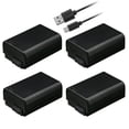 thumbnail image 1 of Kastar 4-Pack NP-FW50D Battery Replacement for Sony NP-FW50, W Series Battery, NEX/EVF Models Battery, BC-VW1, BC-TRW Charger, VG-C1EM, VG-C2EM Grip, ILCE-7S, alpha 7S, α7S, a7S, ILCE-7SM2 Camera, 1 of 4