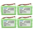 thumbnail image 1 of Kastar 4-Pack Ni-MH Battery 3.6V 1000mAh Replacement for Plantronics 6342101, Plantronics 63421-01, Plantronics CT11 Cordless Headset Phone 2.4GHz, Plantronics CT12 Cordless Headset Phone 2.4GHz, 1 of 3