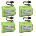 thumbnail image 1 of Kastar 4-Pack Ni-MH Battery 6V 1600mAh Replacement for Amphibious Stunt RC Car, RC Stunt Car, Q60 Q61 1/16 Military RC Truck SL01, Electric Tools, 1 of 4