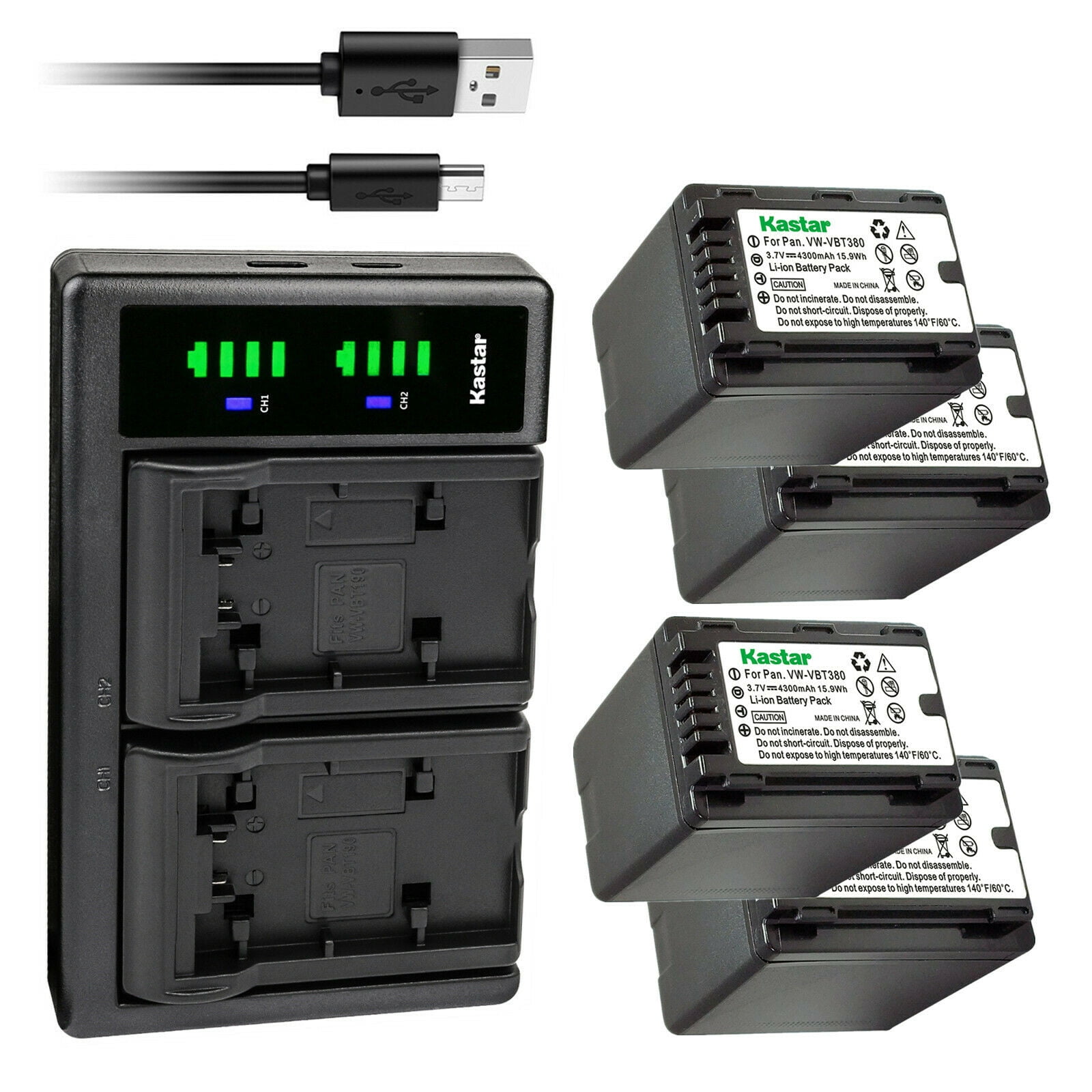 Batterie 4040mAh Compatible Panasonic HC-VX870 HC-V770 HC-V750 - VW-VBK180 VW-VBT190