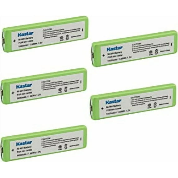 Kastar 5-Pack 7/5F6 1.2V Ni-MH Battery Replacement for Sharp: IMMT880S, MDMT66, MDMT77, MDMT770, MDMT877, MDST66, MDST70, MDST77 Portable CD/MD/MP3 Battery
