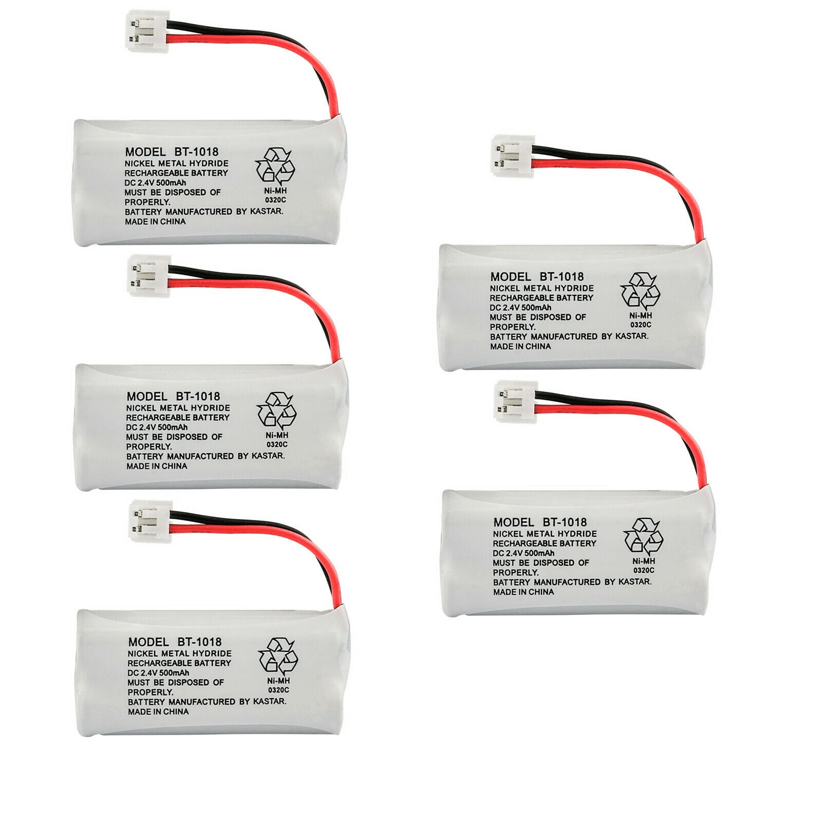Kastar 5-Pack Battery Replacement for AT&T EL51359 EL52109 EL52209 ...