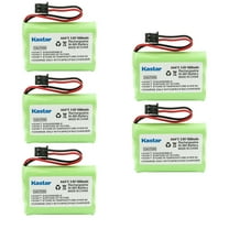 Kastar 5-Pack Battery Replacement for Uniden TRU-9280-3 TRU-9280-4 TRU9360 TRU93602 TRU-9360 TRU-9360-2 TRU9380 TRU93802 TRU93803 TRU93804 TRU-9380 TRU-9380-2 TRU-9380-3 TRU-9380-4 TRU9385 TRU93852