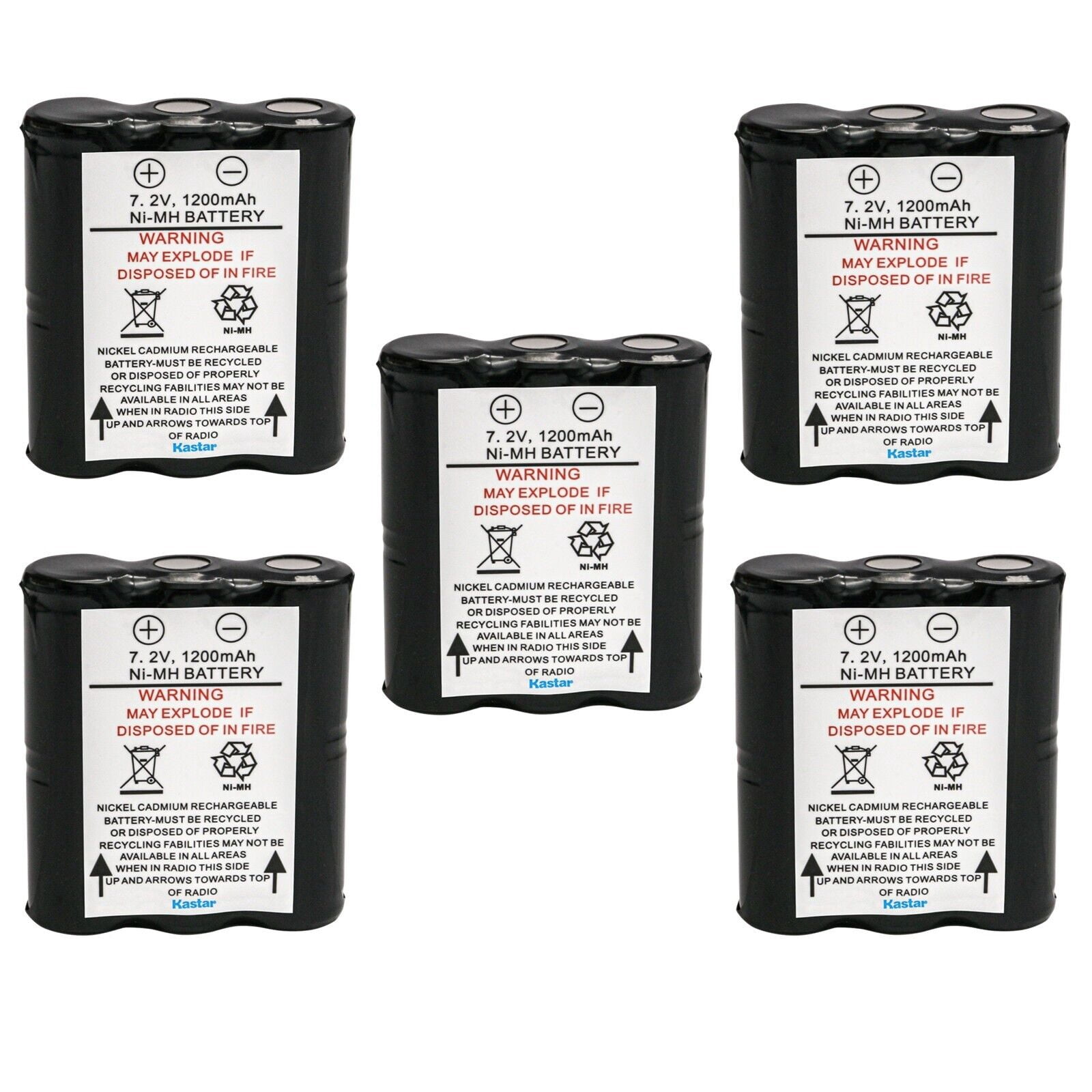 Mighty Max ML-HNN9044 Replacement Battery 3-Pack For Motorola PRO1150, SP10, SP21 Two-Way Radios