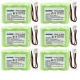 thumbnail image 1 of Kastar 6-Pack 3.6V 800mAh Ni-MH Battery Replacement for Empire CPB-403D, CPB403D, Teledex 60AAH3BMJ, Fenzer BG0007, BG007, BG00007, CO110P3, Saft STB122, STB-122, Tropez 900DL, 900DX, 1 of 3