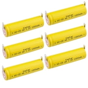 Kastar 6-Pack Battery Replacement for Braun 5580 5584 5585 5586 5596 5597 5601 5629 5634 5646 5647 5649 5703 5704 Action Line 2500 2501 2505 2514 2515 2520 2525 2530 3510 3511 3512 3520 3525 3610