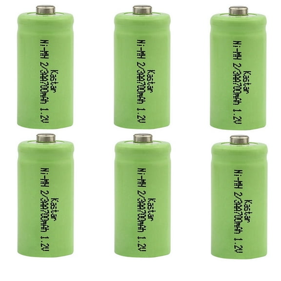 Kastar 6-Pack Battery Replacement for Power Packs, High Power Static Applications (Telecoms, UPS and Smart Grid), Electric Mopeds, Meters, RC device, Electric Tools Two radio, Radio controlled device