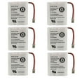 thumbnail image 1 of Kastar 6-Pack Battery Replacement for Radio Shack/Tandy SP5519 SP5521 CS-0025 CS90223 GESPCF02 ET-1102 ET-1103 ET-1104 ET-1107 ET-1108 ET-1109 ET-1111 ET-1112 ET-1114 ET-1118 ET-1122 ET-1123 4126 A36, 1 of 3