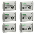 thumbnail image 1 of Kastar 6-Pack HHR-P103 Battery Replacement for Radio Shack 89-1324-00-00 8913240000, Interstate Batteries ATEL0365 TEL0365 Lenmar CBO103 CBO-103 Panasonic HHR-P103 HHRP103 HHR-P103A HHRP103A TYPE 25, 1 of 3