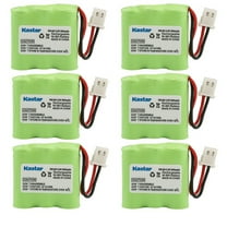 Kastar 6-Pack Ni-MH Battery 2/3AAA 3.6V 500mAh Replacement for Eton Microlink FR160, Eton Scorpion, Eton FRX1 FRX1D Weather Radio, Radio Shack 20-435, 20435 Shortwave Radio
